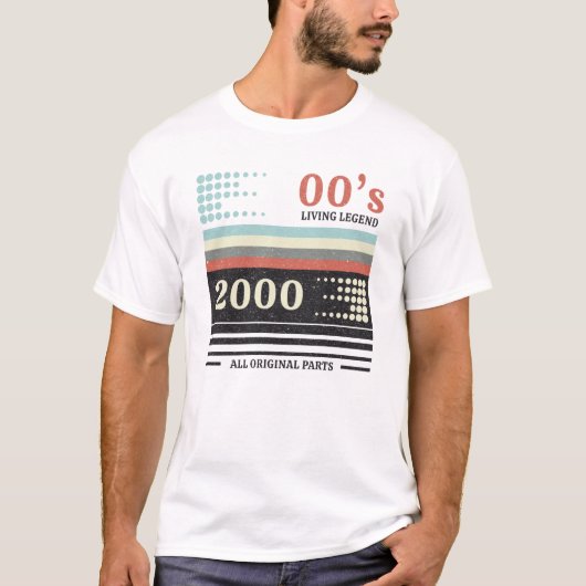 Vhs Cassette 2000 Limited Edition | Verjaardagscad T-shirt (Voorkant)