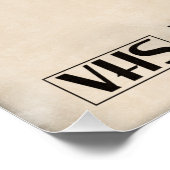 VHS Cassette 80s Perfect Poster (Hoek)