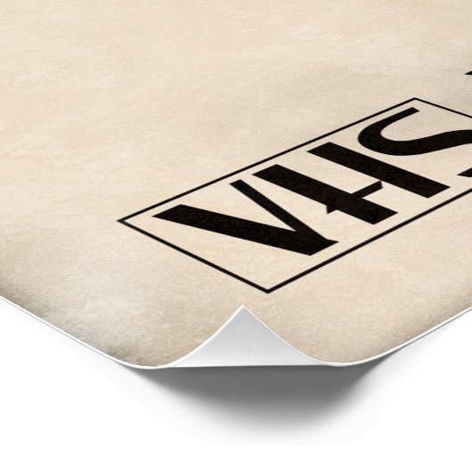 VHS Cassette 80s Perfect Poster (Hoek)