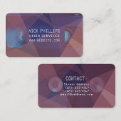 VHS cassette voor de moderne kunst Visitekaartje (Voorkant / Achterkant)