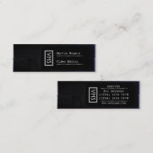 VHS faux ziet er grappig uit Mini Visitekaartje (Voorkant / Achterkant)