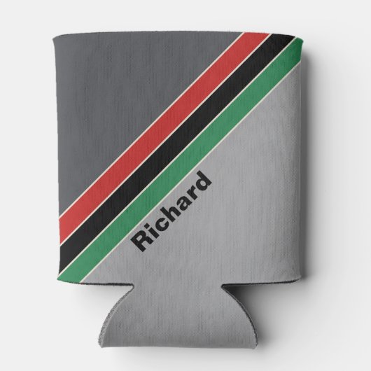 VHS Gestreept met Naam Blikjeskoeler (Achterkant)