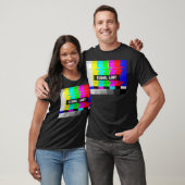VHS Glitch - Signaal verloren kabel-tv versleuteld T-shirt (Unisex)