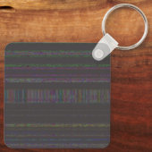 VHS Glitch Variant 3 Sleutelhanger (Achterkant)