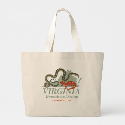 VHS - Grote Canvas tas (Achterkant)