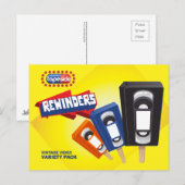  VHS Ice Pop Parodie Briefkaart (Voorkant / Achterkant)