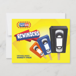 VHS Ice Pop Parodie Briefkaart