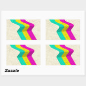 VHS RECHTHOEKIGE STICKER (Vel)