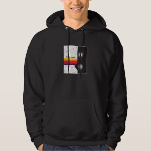 Vhs Retro Nostalgia Retro Stripe Hoesje Forge Hoodie