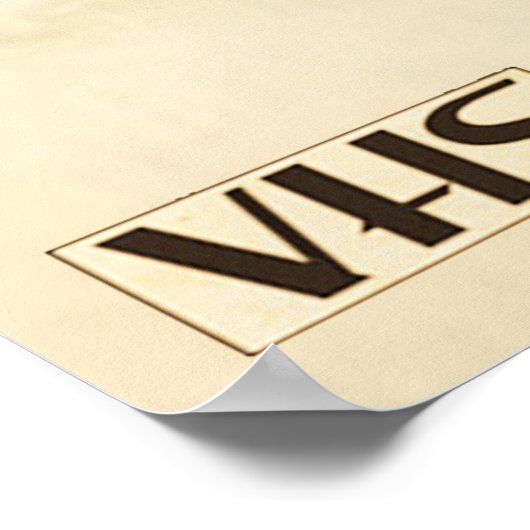  VHS Retro Parody Vaporwave Anticapitalist Poster (Hoek)