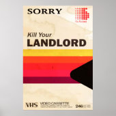  VHS Retro Parody Vaporwave Anticapitalist Poster (Voorkant)