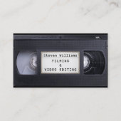VHS, retro-stijl, kijk Visitekaartje (Voorkant)