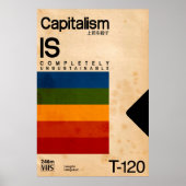 VHS Retro Vaporwave Parody Anticapitalism Poster (Voorkant)