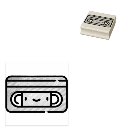 VHS RUBBERSTEMPEL (Gestempeld)