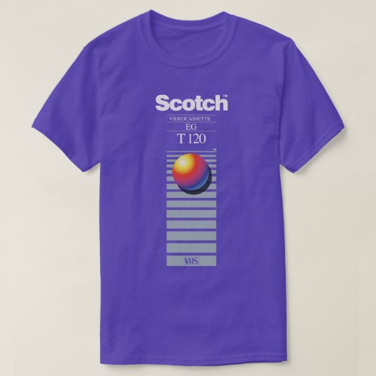 VHS Tape 80s T-shirt (Design voorkant)