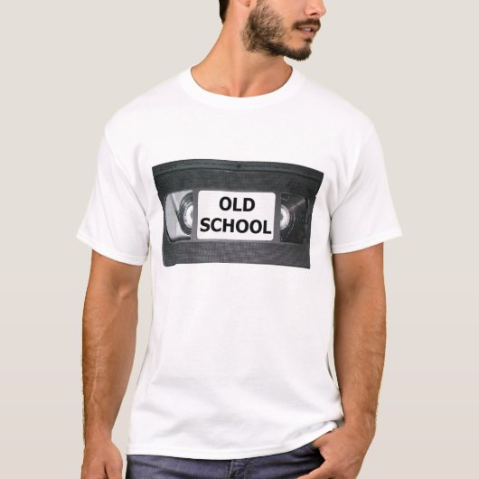 VHS-tape van de oude school T-shirt (Voorkant)
