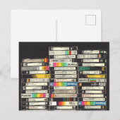 VHS-tapes Briefkaart (Voorkant / Achterkant)