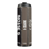 VHS tapes cassettes Gepersonaliseerde filmtitels Thermosbeker (Voorkant)