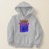 VHS Vibes Retro Neon Hoodie (Laagn)