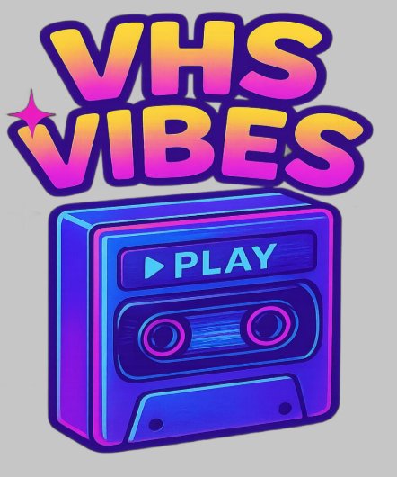 VHS Vibes Retro Neon Hoodie (Kraag)