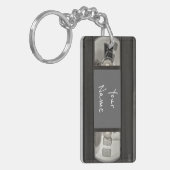 VHS Videokassette Sleutelhanger (Voorkant Links)
