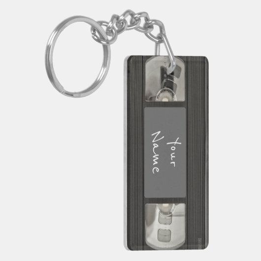 VHS Videokassette Sleutelhanger (Voorkant Links)
