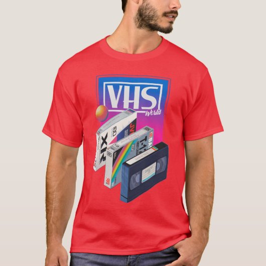 VHS wereld T-shirt (Voorkant)