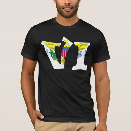 VI (Maagdeneilanden) T-shirt (Voorkant)
