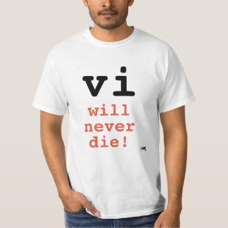 vi zal nooit sterven! t-shirt