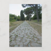 Via Appia Appian way, roman roadway Briefkaart (Voorkant)