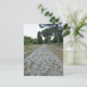 Via Appia Appian way, roman roadway Briefkaart (Staand voorkant)