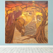 Via Crucis Canvas Afdruk (Insitu (Houten vloer))