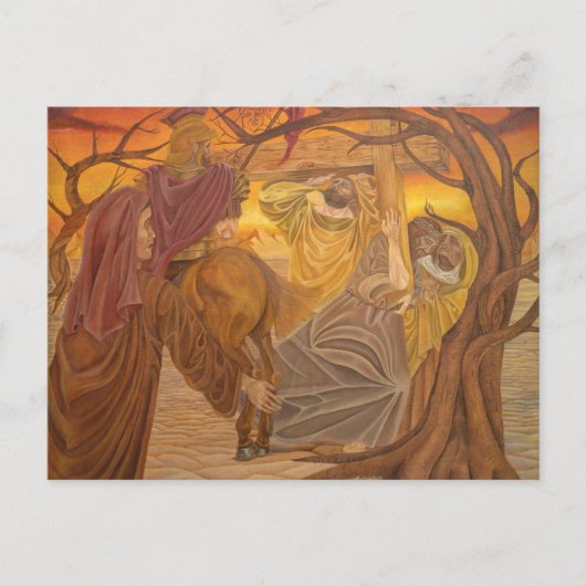 Via crucis feestdagenkaart (Voorkant)