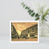 Via Dante da Piazza Elittica, Milaan, Italië Vinta Briefkaart (Staand voorkant)