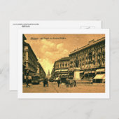 Via Dante da Piazza Elittica, Milaan, Italië Vinta Briefkaart (Voorkant / Achterkant)