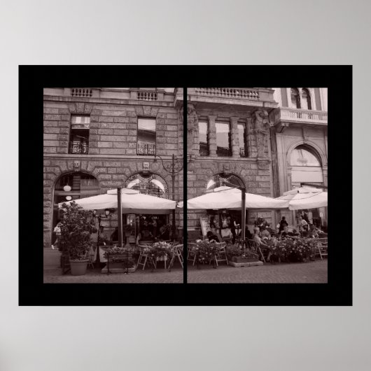 Via Dante - Diptych Poster (Voorkant)