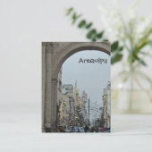 Via de Arches - Plaza de Armas-Arequpa, Peru Briefkaart (Staand voorkant)