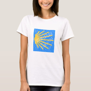 Via de la Plata Scallop shell T-shirt