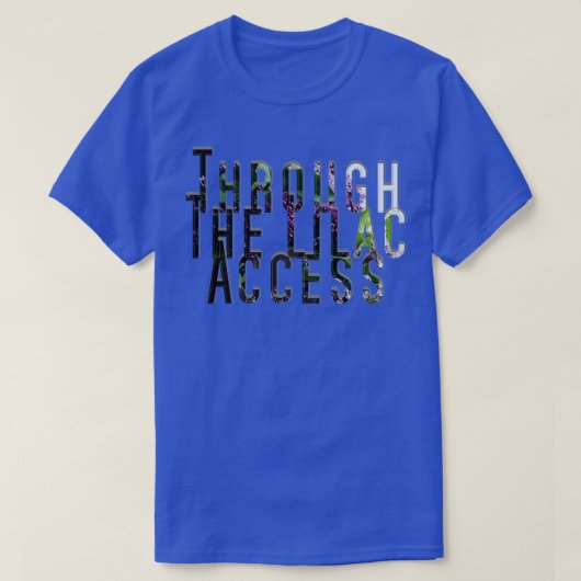 via de Lila toegang T-shirt (Design voorkant)