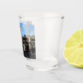 Via de loopbrug shot glas (Rechts)