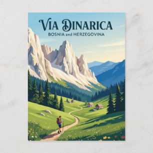 Via Dinarica Trail Bosnië en Herzegovina Briefkaart