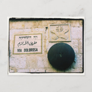 Via Dolorosa - Old City Jerusalem Briefkaart