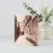 Via Dolorosa Street in Jeruzalem Briefkaart (Staand voorkant)