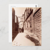 Via Dolorosa Street in Jeruzalem Briefkaart (Voorkant / Achterkant)