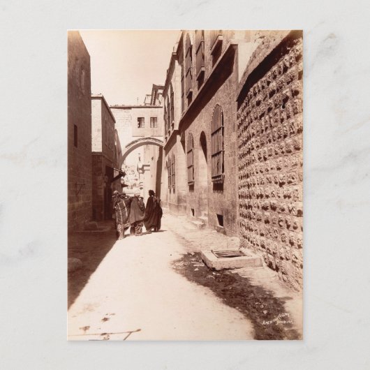 Via Dolorosa Street in Jeruzalem Briefkaart (Voorkant)