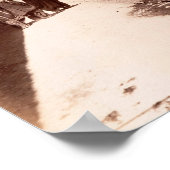 Via Dolorosa Street in Jeruzalem Poster (Hoek)