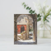 Via een archway in Narni, Umbrië, Italië Briefkaart (Staand voorkant)