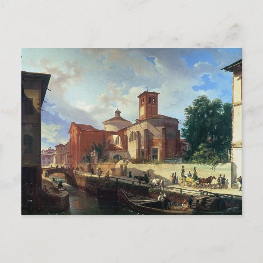 Via Fatabene Fratelli, Milaan, 1830 Briefkaart (Voorkant)