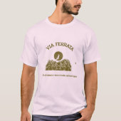 Via Ferrata, het Ultimate Mountain Adventure T-shirt (Voorkant)