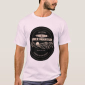 Via Ferrata, zoek uw binnengebergte T-shirt (Voorkant)